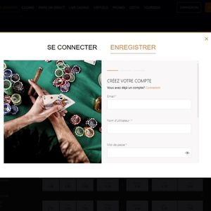 Saisissez e-mail, identifiant et mot de passe